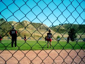 Outfielders-throw-ball-warmup-drill
