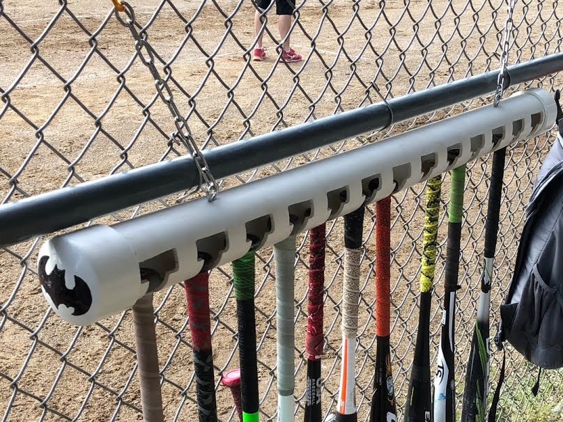 dugout bat rack